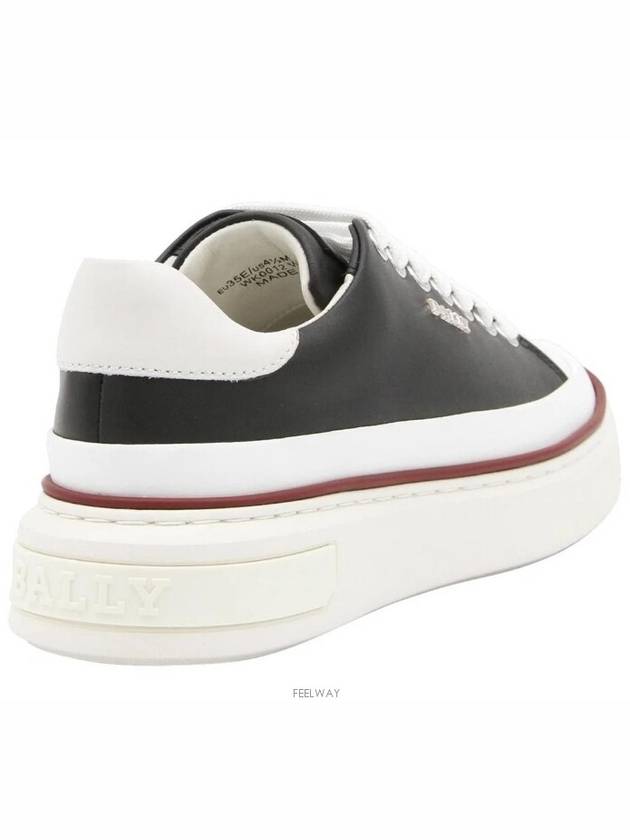 Maily Leather Low-Top Sneakers Black - BALLY - BALAAN 3