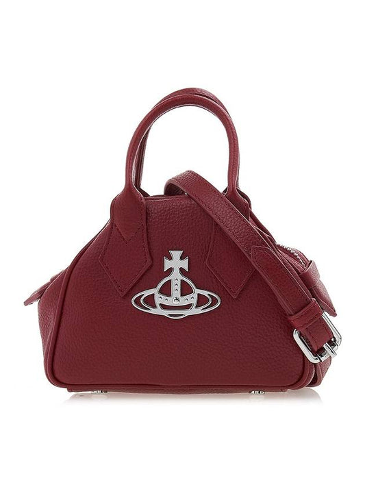 Logo Mini Yasmin Tote Bag Red - VIVIENNE WESTWOOD - BALAAN 1