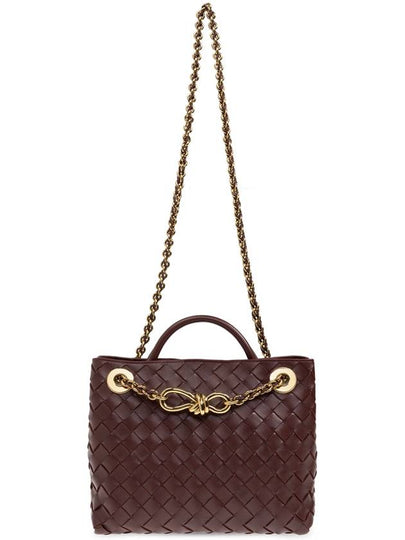 Andiamo Chain Small Tote Bag Madder Brown - BOTTEGA VENETA - BALAAN 2