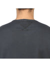 Men's Henry Neck Cotton Short Sleeve T-Shirt Charcoal - TEN C - BALAAN 8