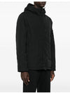 Techno Fabric Hooded Jacket Black - STONE ISLAND - BALAAN 4