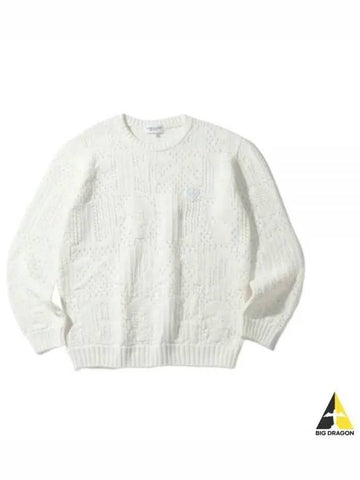 Quartz Patterned Crew Sweater MLM 3A AB01 Men s Neck - MARK & LONA - BALAAN 1