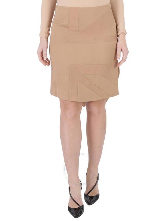 Flag Satin Unbalanced Skirt - BURBERRY - BALAAN 2