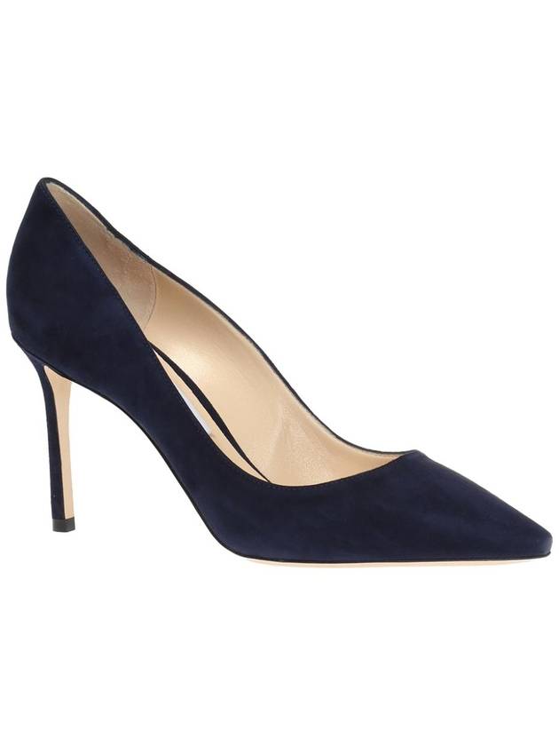 Jimmy Choo 'Romy' Stiletto Shoes, Women's, Navy Blue - JIMMY CHOO - BALAAN 3