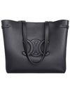 Cabas Anais Cuir Grain Calfskin Shoulder Bag Black - CELINE - BALAAN 3