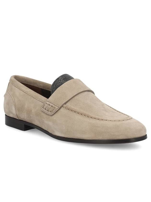 decorated suede loafers MZSFC2742C5859 - BRUNELLO CUCINELLI - BALAAN 3