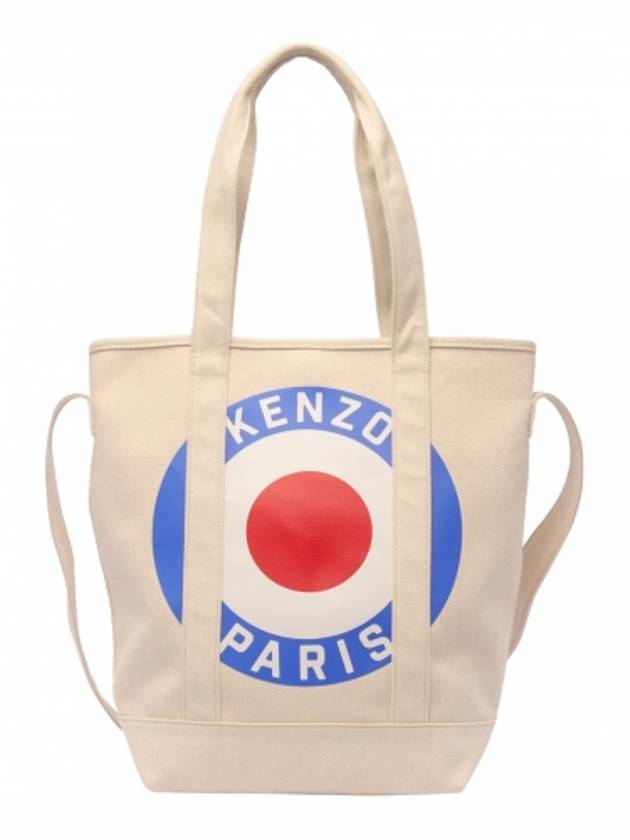 Target Large Cotton Tote Bag Cream - KENZO - BALAAN 1