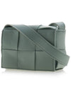 Intrecciato Cassette Small Cross Bag Light Green - BOTTEGA VENETA - BALAAN 3