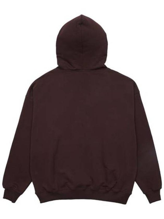 Drold Monsieur LE embroidered logo hooded sweatshirt wine HO145 CO001 WN - DROLE DE MONSIEUR - BALAAN 2