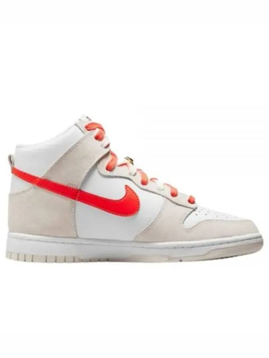 Dunk First Use Pack High Top Sneakers White Orange - NIKE - BALAAN 2