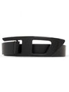 B D-logo leather belt X09916PR227 - DIESEL - BALAAN 2