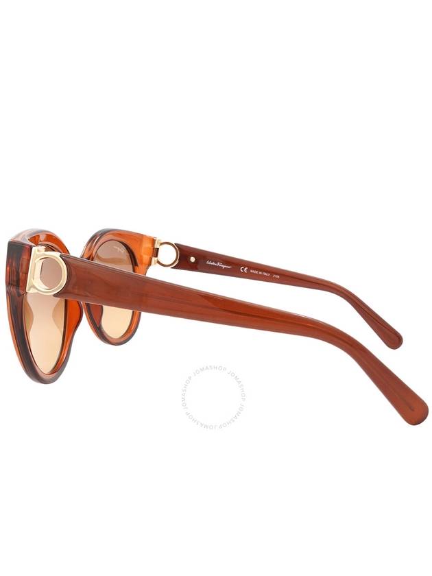 Eyewear Cat Eye Sunglasses Brown - SALVATORE FERRAGAMO - BALAAN 4