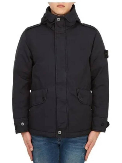 Ghost Piece Nylon Hooded Jacket Black - STONE ISLAND - BALAAN 2