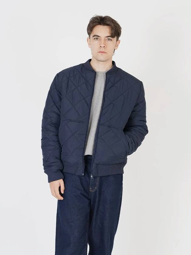 Quilting Zip up Down Jumper Navy - CHANCE'S NOI - BALAAN 2