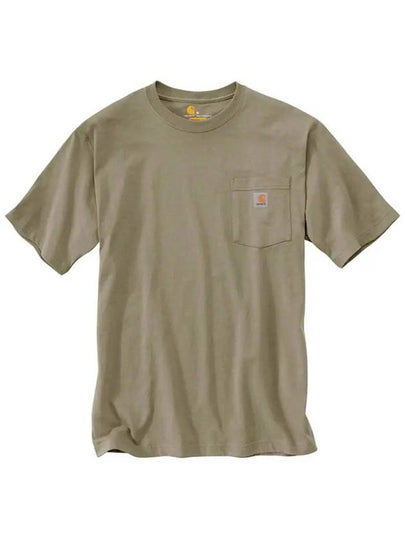 Pocket Short Sleeve T shirt Desert K87 DES - CARHARTT - BALAAN 2