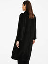 GENARCA Alpaca Wool Coat Black 60162513 - MAX MARA - BALAAN 4