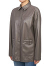 Exclusive special price limited to 30 pieces Women s leather jacket 26916048650 QUANTUM 002 - MAX MARA - BALAAN 5