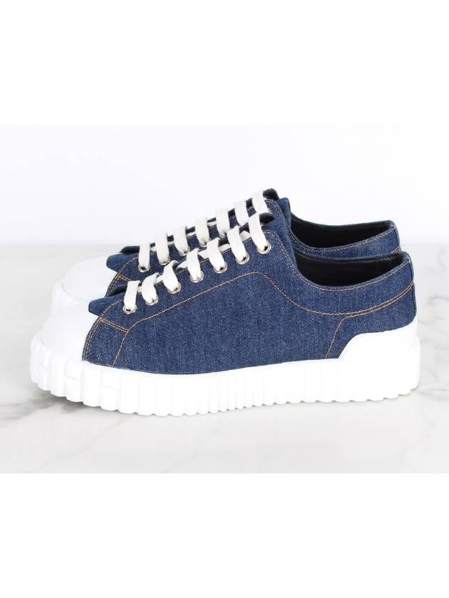 Denim Cross Sneakers 36 5 235 - HERMES - BALAAN 5