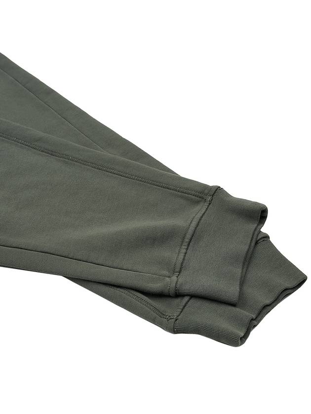 Compass Patch Cotton Jersey Track Pants Dark Green - STONE ISLAND - BALAAN 8