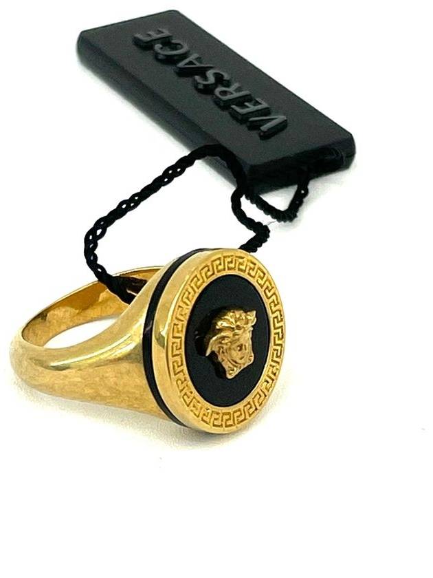 Medusa Logo Ring DG57285 - VERSACE - BALAAN 3