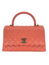 Coco Handle Medium Flap Tote Bag Light Pink Gold - CHANEL - BALAAN 1