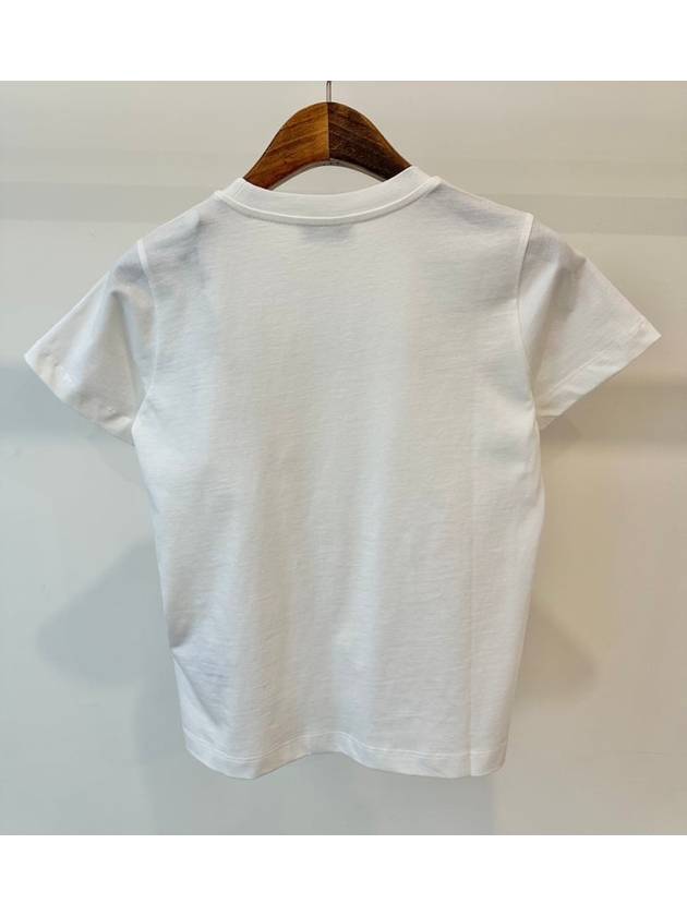 Kids T Shirt K19548C00015 89AFV Cream White Boys 12A - MONCLER - BALAAN 4