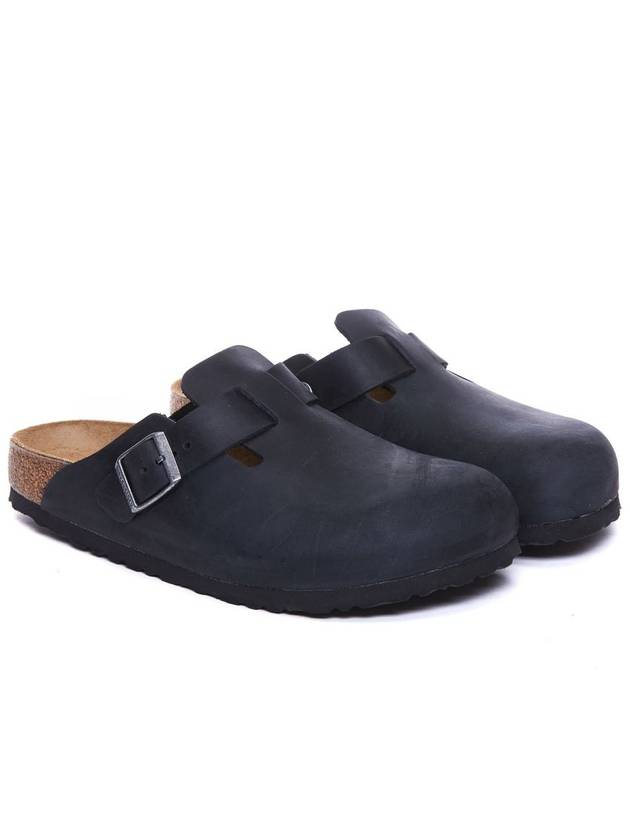 Leather Boston Sandals Black - BIRKENSTOCK - BALAAN 5