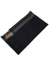 Signature Stripe Cashmere Muffler Black - PAUL SMITH - BALAAN 3