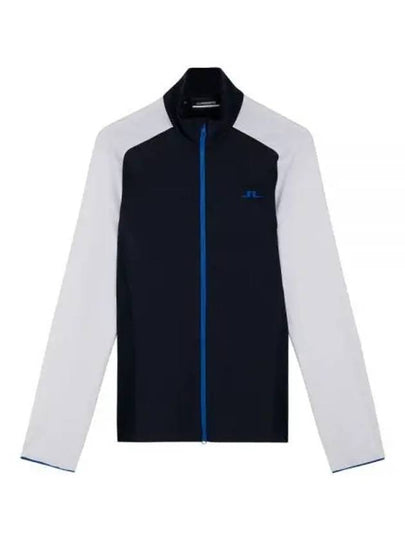 Melker Mid Layer Zip-Up Jacket Navy - J.LINDEBERG - BALAAN 2