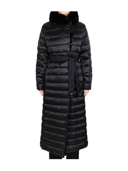 Black Noveci Reversible Hooded Down Jacket NOVECI 003 - MAX MARA - BALAAN 1