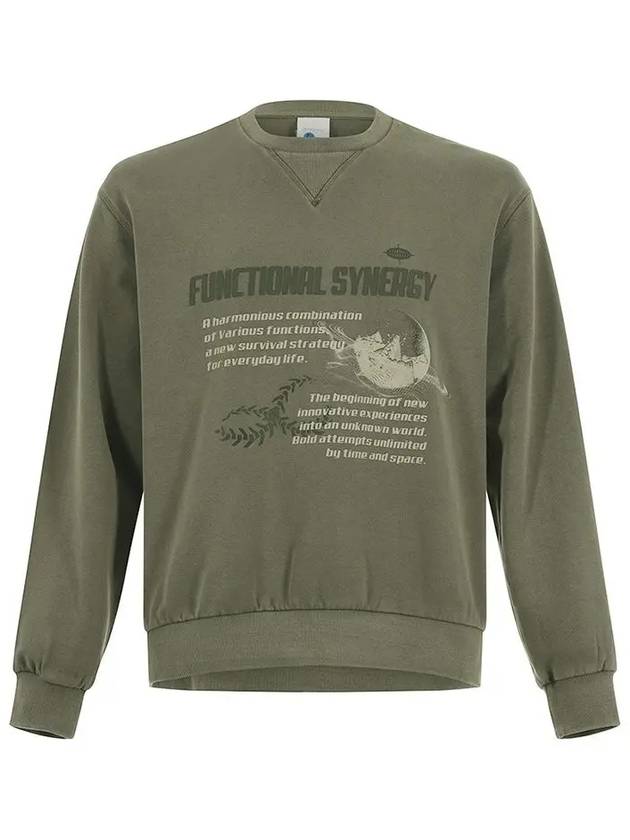 pigment sweatshirt khaki - OFFGRID - BALAAN 4