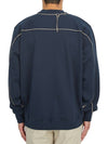 Le Fio Embroidered Logo Sweatshirt Navy - JACQUEMUS - BALAAN 5