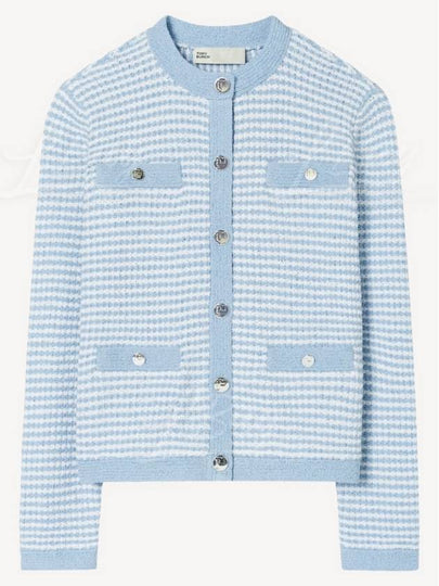 Kendra Cotton Cardigan Blue - TORY BURCH - BALAAN 2