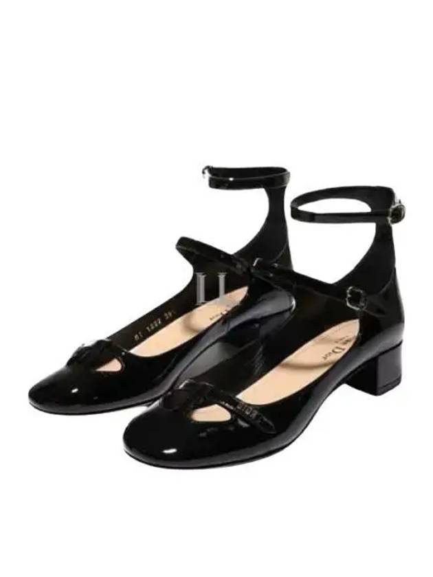 Aime Patent Calfskin Pumps Black - DIOR - BALAAN 2