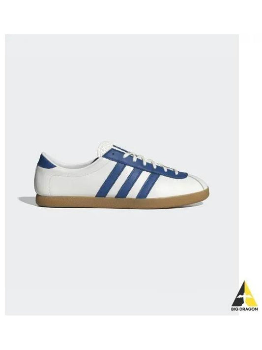 London Leather Low Top Sneakers Blue Core White - ADIDAS - BALAAN 2