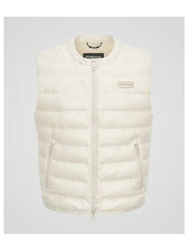 Aten Vest W Light Cream Women s Down - DUVETICA - BALAAN 1