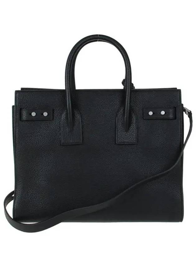 Supple Sac de Jour Small Toad Shoulder Bag Black - SAINT LAURENT - BALAAN.