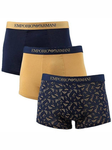 Men's Logo Band Cotton Briefs 3 Pack Set - EMPORIO ARMANI - BALAAN 1