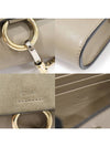 3P0796 Morty Gray Suede Calfskin Faye Fay Strap Wallet Mini Crossbody Bag - CHLOE - BALAAN 7