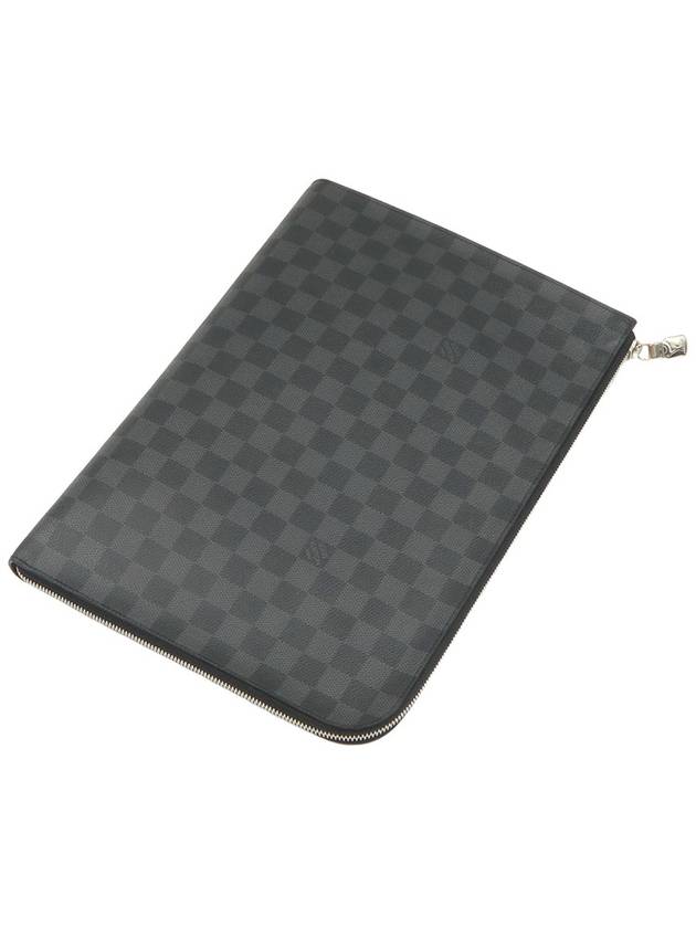 Damier Graphite Canvas Pochette Jour GM Clutch - LOUIS VUITTON - BALAAN 5