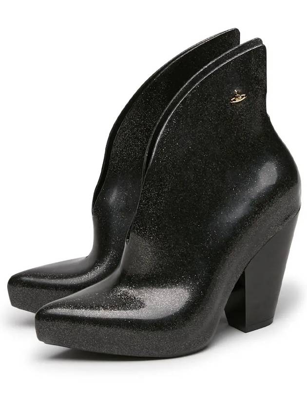 Vivienne Westwood Jelly Middle Boots Black - MELISSA - BALAAN 4