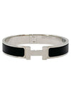 Click Ache HH Palladium Matte Bracelet Noir - HERMES - BALAAN 2