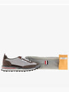 Suede Tech Runner Low Top Sneakers Grey - THOM BROWNE - BALAAN 4