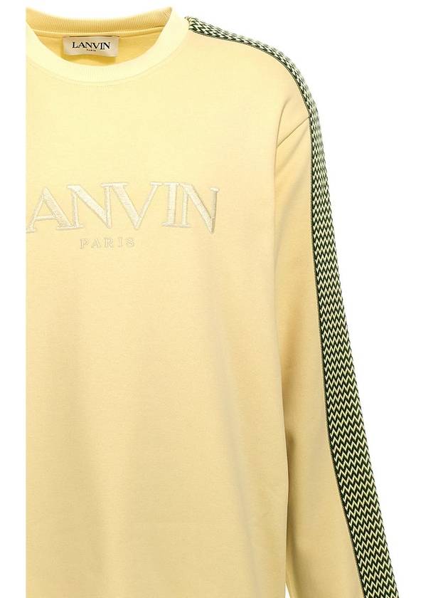 Lanvin 'Brodé Lanvin Side Curb' Sweatshirt - LANVIN - BALAAN 3