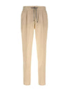 Men's Drawstring Straight Pants Ivory - BRUNELLO CUCINELLI - BALAAN 2