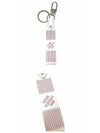 Men's Damier Spray Dragonne Key Holder White - LOUIS VUITTON - BALAAN 5