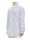 Polo Ralph Lauren Custom Fit Button Down Oxford Long Sleeve Shirt Blue - POLO RALPH LAUREN - BALAAN 1