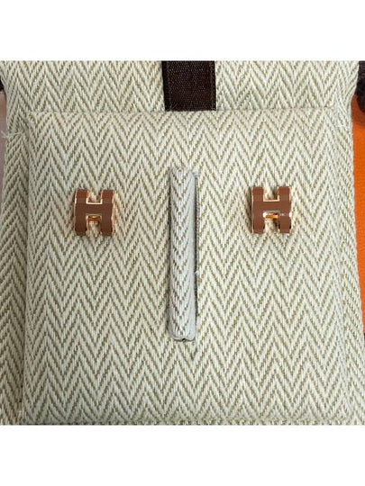 Pop H Mini Earrings Rose Gold - HERMES - BALAAN 2