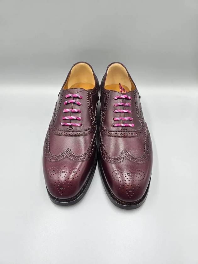 Lace up leather Oxford red - GUCCI - BALAAN 3