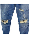 Pierre Biker Denim Jeans HP56205JU6264 - BALMAIN - BALAAN 3